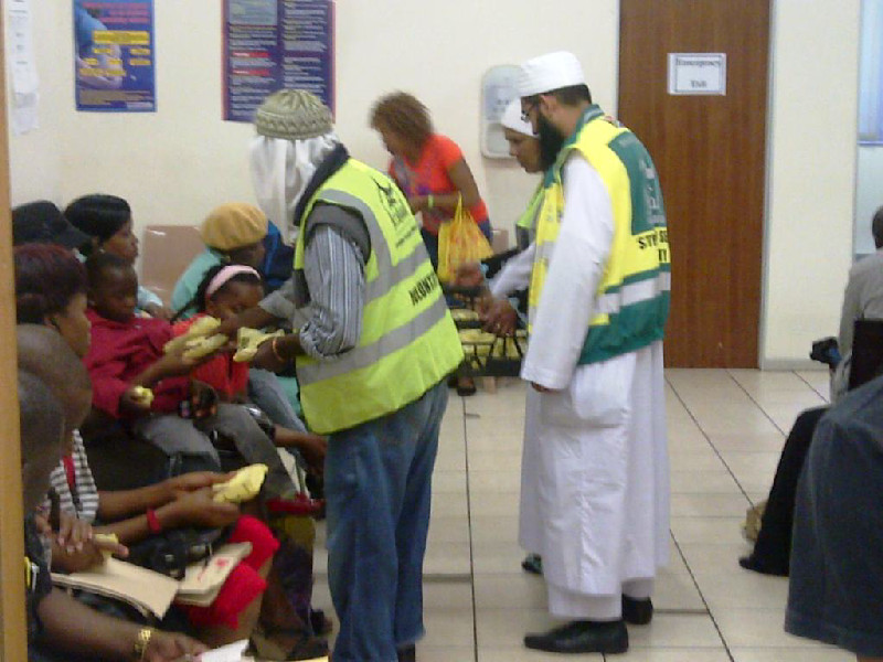 The Al-Imdaad Foundation launched its Slice4Life programme at the Emthonjeni clinic in Tambo Memorial Hospital on the 2nd of April 2013.